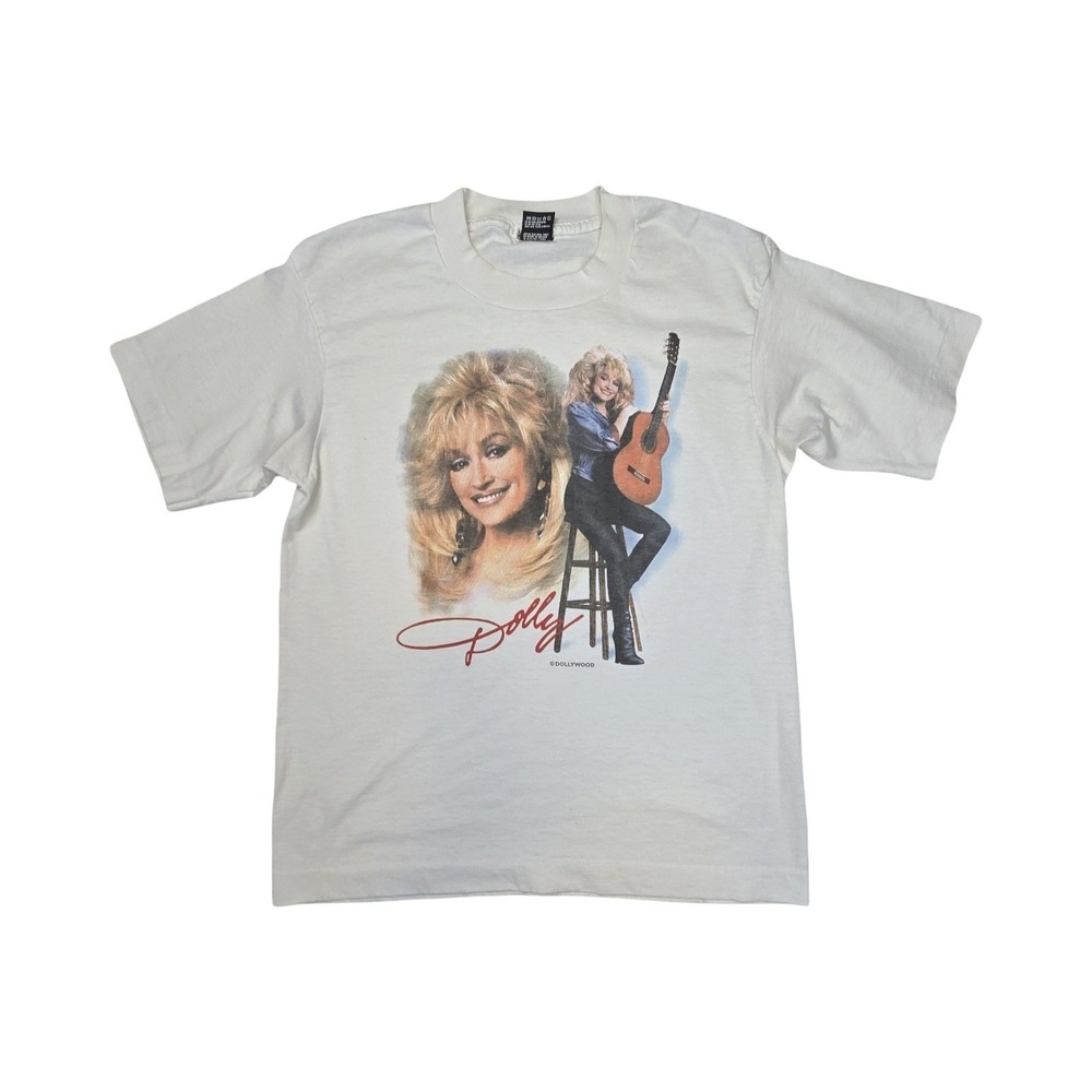 Dolly Parton Dollywood T Shirt Vintage 90s Single Stitch Fruit of the Loom Best